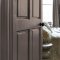 Painted door in Abigail Ahern Dusk Falls with subtle, modern styling
