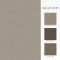 Matching paints paired with Abigail Ahern Herringbone Weave Praline wallpaper
