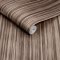 Roll shot of Abigail Ahern Linear Luxe Deep Greige wallpaper showing linear pattern and texture