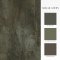 Roll shot of Abigail Ahern Oxidized Opulence Moss wallpaper showing oxidized surface detail