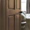 Painted door in Abigail Ahern Summer Earth with soft, golden-toned styling