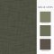 Matching paints paired with Abigail Ahern Weathered Linen Garden wallpaper
