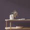 Cosy interior room painted in Craig & Rose Damson with moody, elegant styling