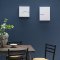 Interior room painted in Craig & Rose Payne’s Grey with moody, artistic styling