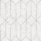 Decorline Hayden White & Silver Wallpaper