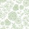 A Street Prints Ada Green & White Wallpaper