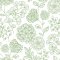 A Street Prints Ada Green & White Wallpaper