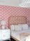 A Street Prints Keaton Coral Wallpaper Room