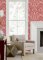 A Street Prints Marni Coral Wallpaper Room 2