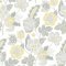 A Street Prints Jacobean Yellow & Grey Wallpaper