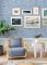 A Street Prints Rhunes Blue Wallpaper Room