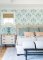 A Street Prints Britt Blue & Green Wallpaper Room 2