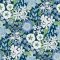 A Street Prints Karina Light Grey and Blue Wallpaper