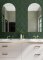 A Street Prints Sander Green & Gold Wallpaper Room