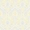 A Street Prints Fernback Yellow & Grey Wallpaper