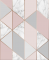 Graham & Brown Marble Geo Pink Wallpaper 106503