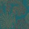 Grandeco City Of Palms Teal Wallpaper A49802