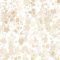 Blossom Almond Wallpaper with delicate watercolour florals in warm almond tones