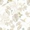 Hummingbird Pearl Wallpaper featuring graceful hummingbirds, tropical foliage, and golden flowers on a soft pearl background.