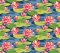 OHPOPSI Waterlily Midnight Rouge Wallpaper IKA50104W