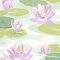 OHPOPSI Waterlily Powder Blue & Lilac Wallpaper IKA50107W