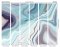 Origin Murals Marbled Ink Soft Teal Mural Panels