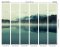 Origin Murals Misty Mountain Lake Ink Mural Panels