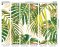 Origin Murals Tropical Leaves Citrus Mural Panels