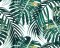 Origin Murals Tropical Leaves Emerald Mural