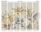 Origin Murals Tropical Palm Leaves Grey Mural Panels