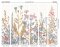 Origin Murals Botanical Fleur Dove & Coral Mural Panels