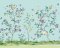 Origin Oriental Flower Tree Blue Mural