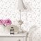 Galerie Pretty Prints Como Trail Cream / Pink / Green / Blue Wallpaper Room