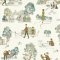 Sanderson 101 Dalmations Breeze Blue Wallpaper